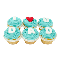 I love u Dad cupcakes