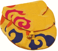 Malatasje Tibetan Clouds brokaat geel Malatasje Tibetan Clouds brokaat geel