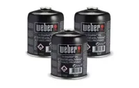 Weber Driepak Gasbusjes 445 gram Set 3 Butaan Propaan BBQ Gas Weber Driepak Gasbusjes 445 gram Set 3 Butaan Propaan BBQ Gas
