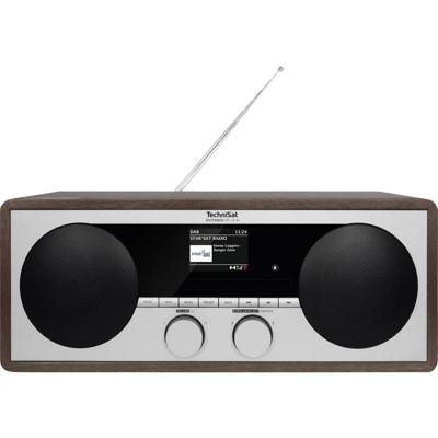 TechniSat DIGITRADIO 451 CD IR Internetradio Internet, DAB+, VHF (FM) AUX, Bluetooth, USB, WiFi, Internetradio Incl. afstandsbediening, Spotify Hout (donker)