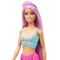 Mattel Zeemeerminpop met fantasiehaar van 18 cm pop - thumbnail