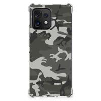Motorola Edge 40 Pro Doorzichtige Silicone Hoesje Army Light
