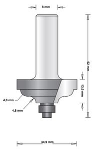 8 MM OGIEFFREES 31.8X50X45