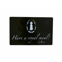 Tafelkleed Trixie Have a royal meal Zwart Plastic 44 × 28 cm