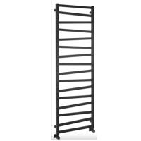 Designradiator Sapho Zig Recht 60x1810 cm 824W Mat Zwart Sapho