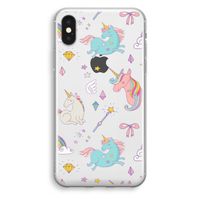 Fantasiewereld: iPhone X Transparant Hoesje