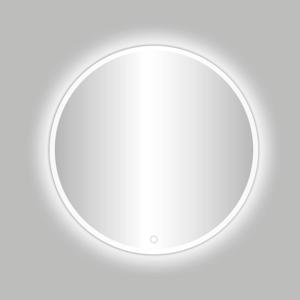 Best Design Badkamerspiegel Venetië White LED Verlichting 60x60 cm Rond Mat Wit