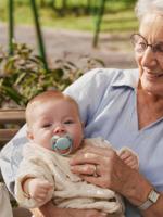 Set van 2 ultra zachte lolly 0-6 maanden forest friends blauw