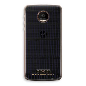 Moroccan stripes: Motorola Moto Z Force Transparant Hoesje