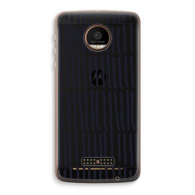 Moroccan stripes: Motorola Moto Z Force Transparant Hoesje