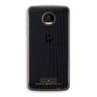 Moroccan stripes: Motorola Moto Z Force Transparant Hoesje