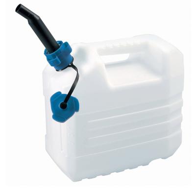 EDA Jerrycan - kunststof voor brandstof - 10L - L32 x B18 x H30 cm - benzine / diesel EDA Jerrycan - kunststof voor brandstof - 10L - L32 x B18 x H30 cm - benzine / diesel
