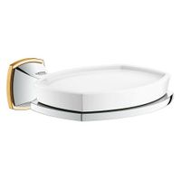 GROHE Grandera zeepschaal met houder chroom/goud 40628IG0