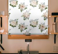 Kosmopolitisch ontwerp rolgordijn bloemen