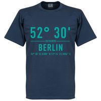Hertha BSC Olympiastadion Coördinaten T-Shirt - thumbnail
