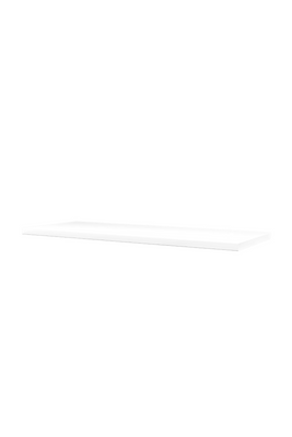 Proline Top afdekplaat gelakt 120 x 3,2 x 46 cm, mat wit