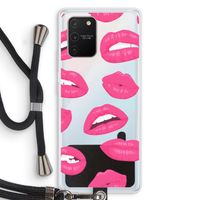 Bite my lip: Samsung Galaxy S10 Lite Transparant Hoesje met koord
