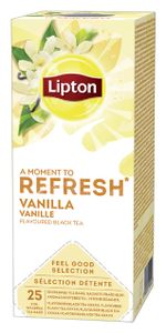 Thee Lipton Refresh Vanille 25stuks