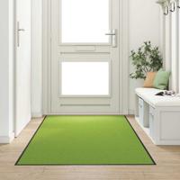 Deurmat Groen en Zwart 120 x 300 cm Polyamide en PVC