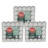 Bolsius Waxine/theelichtjes - 150x stuks - 3,5 branduren - theelichtjes - kaarsjes