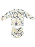 Cult Gaia maillot de bain Berry à imprimé graphique - Blanc