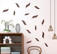Vogel muursticker veren
