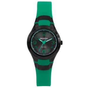 Coolwatch by Prisma CW.336 Kinderhorloge Sport staal/Siliconen groen 27 mm