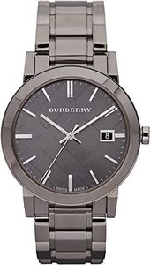 Horlogeband Burberry BU9007 Staal Grijs