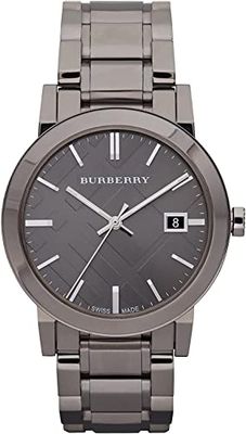 Horlogeband Burberry BU9007 Staal Grijs