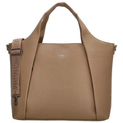 Charm London Laptoptas 15.6&apos;&apos; Mulberry Street Taupe