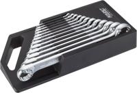 HAZET Dubbele ringsleutelset 610N/12RS - Buitentwaalfkant tractieprofiel - 12-delig - 6 x 7 - 27 x 32