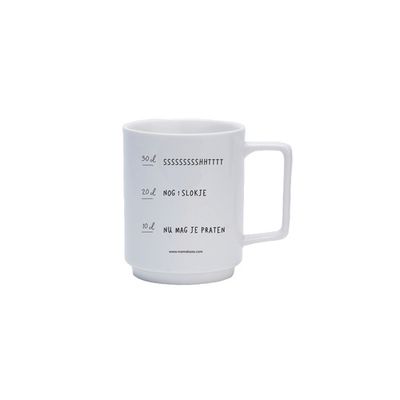 Set Van 6 Koffiemokken Nu Mag Je Praten - Overig (5410574913494)