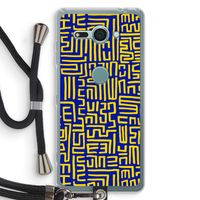 Majorelle Blue Print: Sony Xperia XZ2 Compact Transparant Hoesje met koord