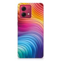 TPU Hoesje voor Motorola Moto G84 Regenboog