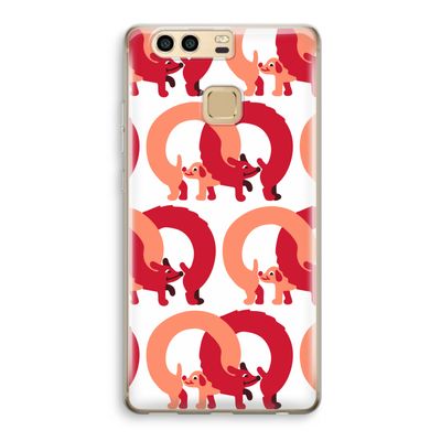 Dogs: Huawei P9 Transparant Hoesje
