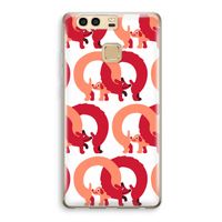 Dogs: Huawei P9 Transparant Hoesje