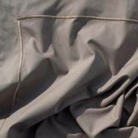 Dommelin Dommelin Dekbedovertrek Cortina Percal 200TC Taupe-Taupe 240x200/220 cm