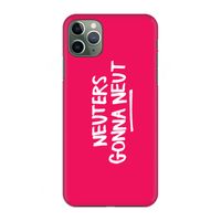 Neuters (roze): Volledig geprint iPhone 11 Pro Max Hoesje