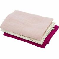 Mousseline Domiva Rose Slijtvast 3 Onderdelen (3 Stuks) Mousseline Domiva Rose Slijtvast 3 Onderdelen (3 Stuks)