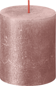 Stompkaars Shimmer 80/68 Pink - Bolsius