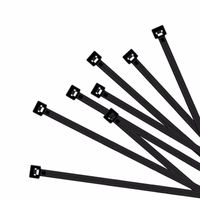 Zwarte kabelbinders 15 cm 100 stuks - thumbnail
