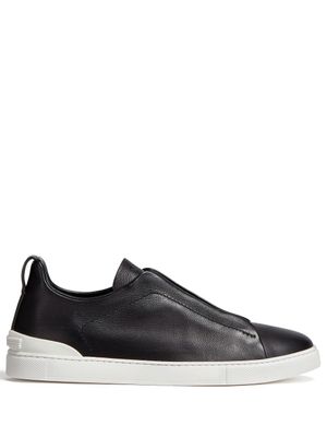 Zegna baskets Triple Stitch Secondskin - Noir