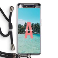 Pacific Dream: Samsung Galaxy A80 Transparant Hoesje met koord