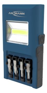 Ansmann WL180B bit holder | Werkplaatslamp op baterijen | inclusief bithouder met de 4 gangbare bits - 1600-0303 1600-0303