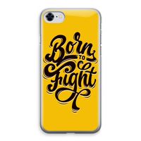 Born to Fight: iPhone 8 Transparant Hoesje