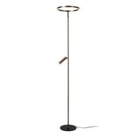 Lucide APPLAUSE - Vloerlamp - Ø 33 cm - LED Dimb. - CCT - 2700K/4000K - Koffie | Premium