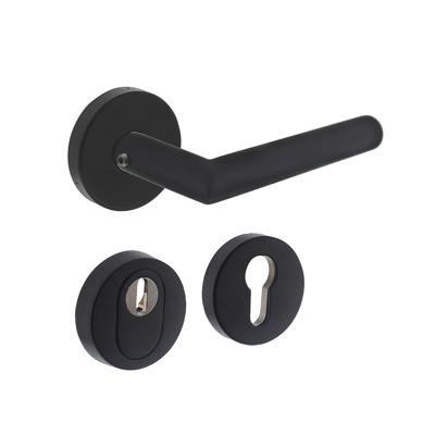 Intersteel Set achterdeurbeslag SKG*** met kerntrekbeveiliging - mat zwart