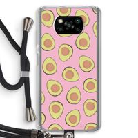 Dancing avocados: Xiaomi Poco X3 NFC Transparant Hoesje met koord