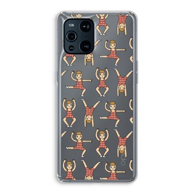 Gymboys: Oppo Find X3 Transparant Hoesje