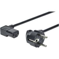 Digitus AK-440102-018-S electriciteitssnoer Zwart 1,8 m CEE7/7 IEC C13 - thumbnail